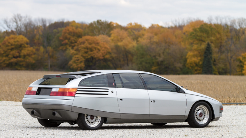 Imagine loading your family into a half-finished concept built by Ghia in ‘83!